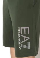 Шорти EA7 Emporio Armani кольору хакі