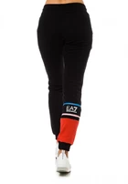Спортивні штани EA7 Emporio Armani чорно-красного кольору