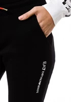 Спортивні штани EA7 Emporio Armani чорно-красного кольору