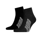 Шкарпетки чоловічі-жіночі Puma BWT Lifestyle Quarter 2p чорного кольору