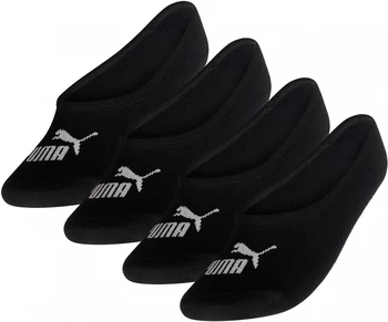Шкарпетки чоловічі-жіночі Puma Nos Unisex Footie 4P чорного кольору