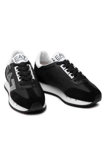 Кросівки чоловічі-жіночі EA7 Emporio Armani SNEAKER чорно-білого кольору (X8X101 XK257 A120)