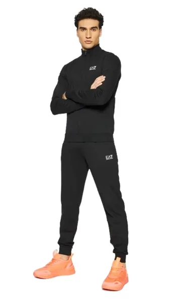 Спортивний костюм чоловічий EA7 Emporio Armani Tracksuit чорного кольору
