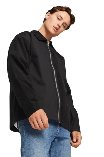Куртка спортивна чоловіча Puma Downtown Corduroy чорного кольору