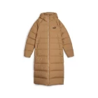 Пальто пухове жіноче Puma Long Hooded Down Coat світло-коричневого кольору
