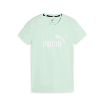 Футболка жіноча Puma ESS Logo Tee світло-зеленого кольору