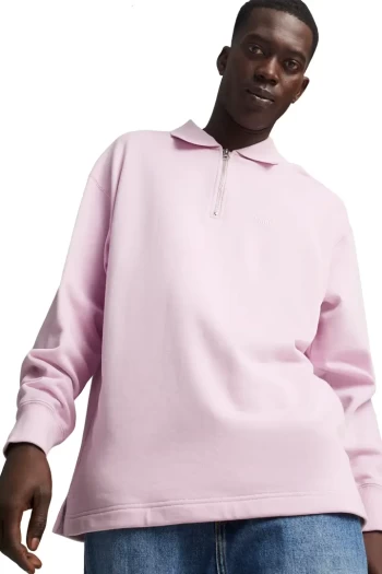 Толстовка чоловіча-жіноча Puma BETTER CLASSICS Polo Crew світло-рожевого кольору