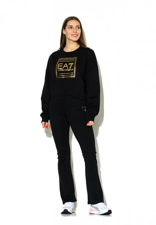 Спортивный костюм женский EA7 Emporio Armani Tracksuit черного цвета (3KTV73 TJJ5Z 1200)