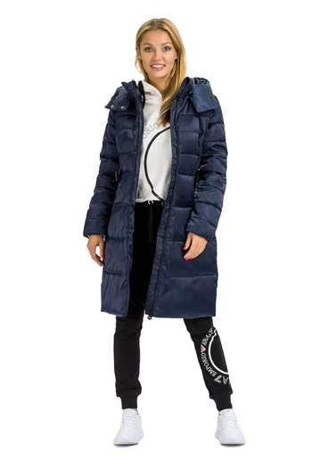 Куртка жіноча спортивна EA7 Emporio Armani Regular Fit темно-синього кольору (6HTL02 TN05Z 1543)