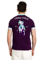 Футболка Поло мужская FRND For Friends Agassi фиолетового цвета