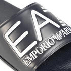 Шльопанці EA7 Emporio Armani чорного кольору