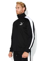 Куртка спортивная мужская Puma Iconic T7 Track Jacket PT черного цвета