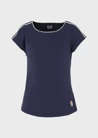 Жіноча футболка з джерсі темно-синього кольору EA7 Emporio Armani (3HTT37 TJ28Z 15)