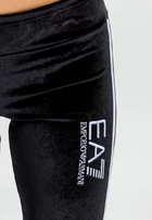 Леггинсы женские спортивные EA7 Emporio Armani черного цвета