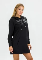 Платье женское EA7 Emporio Armani черного цвета (6HTM14 TJ9FZ 1200)