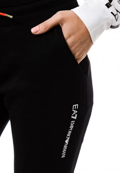 Спортивные штаны EA7 Emporio Armani черно-красного цвета