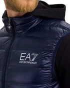 Жилетка мужская спортивная EA7 Emporio Armani темно-синего цвета