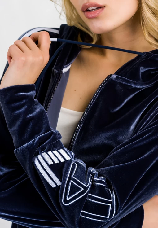 Кофта жіноча спортивна Emporio Armani EA7 темно-синього кольору (6HTM18 TJ4GZ 1543)