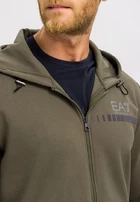 Кофта спортивная мужская EA7 Emporio Armani цвета хаки