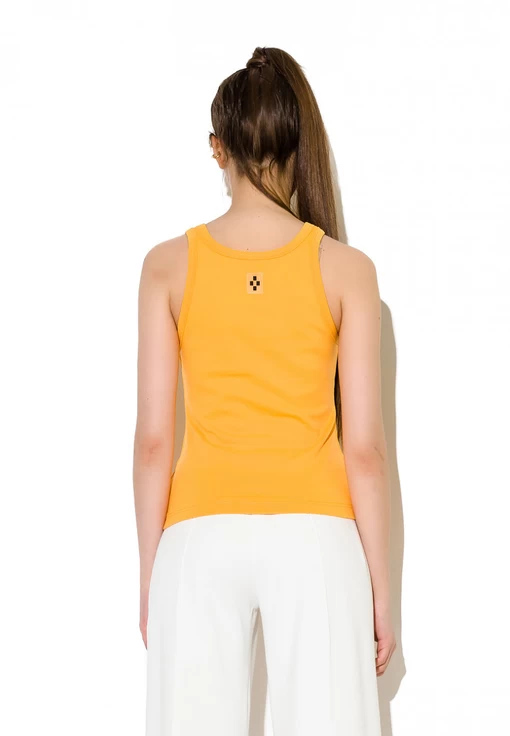 Майка женская Grace shirt FRND For Friends оранжевого цвета