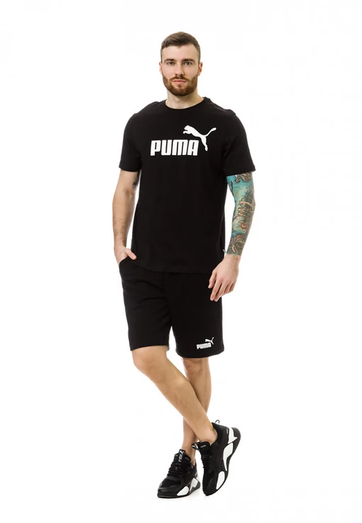 Спортивные шорты мужские Puma ESS Shorts черного цвета