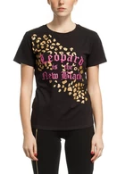 Жіноча футболка FRND For Friends Leopard black чорного кольору (2686001)
