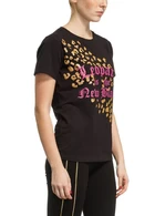 Жіноча футболка FRND For Friends Leopard black чорного кольору (2686001)