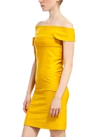 Платье женское FRND For Friends Steffi желтого цвета