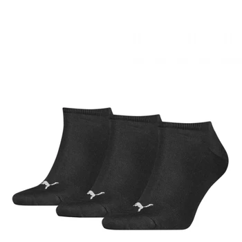 Шкарпетки чоловічі-жіночі Puma Unisex Sneaker Plain 3P чорного кольору (90680701)