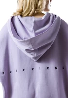 Женское худи FRND For Friends Maxi фиолетового цвета