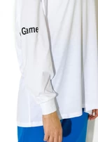 Лонгслив женский Basket longsleeve FRND For Friends белого цвета