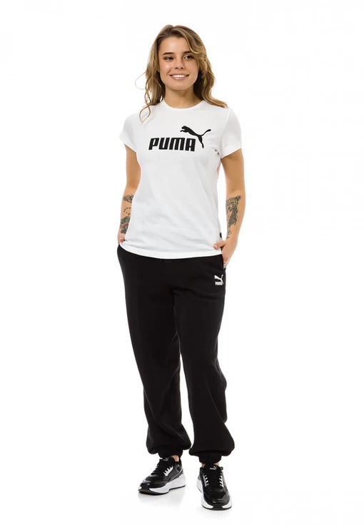 Футболка жіноча Puma ESS Logo Tee білого кольору