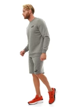 Шорты спортивные мужские Puma ESS Shorts серого цвета