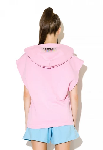 Худі жіноче Sleeveless hoodie FRND For Friends рожевого кольору (9430200 2193 16)
