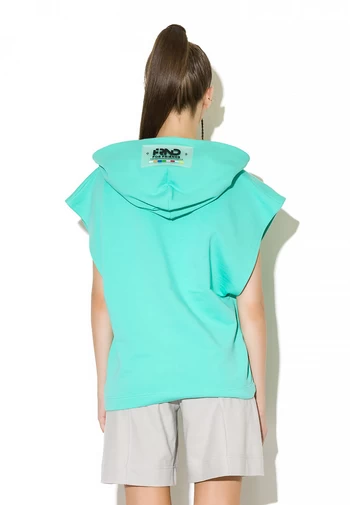 Худі жіноче FRND For Friends Sleeveless hoodie ментолового кольору (9430200 2193 14)