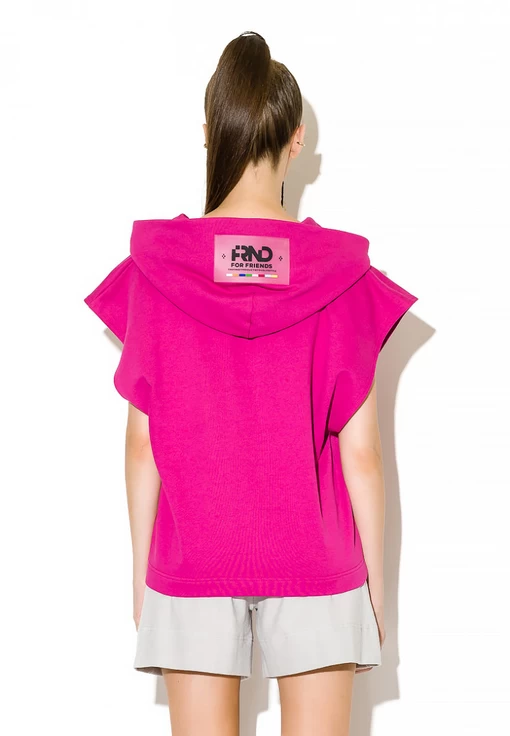 Худі жіноче Sleeveless hoodie FRND For Friends кольору фуксії (9430200 2193 09)
