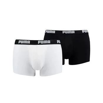 Нижня білизна чоловіча Puma 2 Pack Boxer Shorts чорного та білого кольору