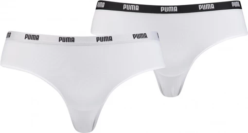 Нижнее белье женское Puma Brazilian Microfiber 2P белого цвета
