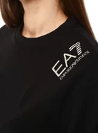 Свитшот женский EA7 Emporio Armani черного цвета