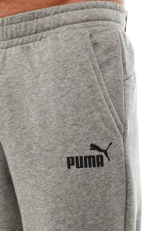 Спортивные брюки мужские Puma Essentials Logo Men's Sweatpants серого цвета