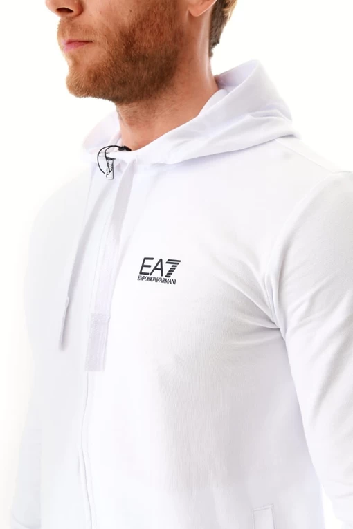 Спортивный костюм EA7 Emporio Armani черно-белого цвета (8NPV80 PJ05Z 22BA)