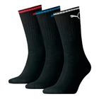 Носки мужские-женские Puma Sport Crew Stripe Socks 3 Pack черного цвета
