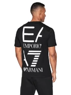 Футболка чоловіча EA7 Emporio Armani чорного кольору (6LPT26 PJBYZ 1200)