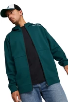 Толстовка мужская Puma RAD-CAL Full-Zip Hoodie зеленого цвета