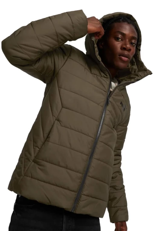 Куртка мужская Puma ESS Padded Jacket коричневого цвета