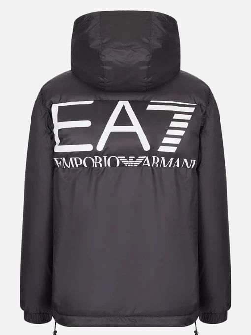 Куртка мужская EA7 Emporio Armani Logo Series черного цвета