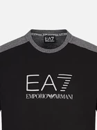 Футболка мужская EA7 Emporio Armani Athletic Color Block T-Shirt черного цвета