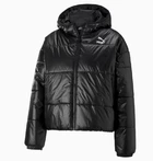 Куртка женская Puma Classics Shiny Padded Jacket черного цвета