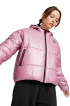Куртка жіноча Puma Classics Shiny Padded Jacket рожевого кольору