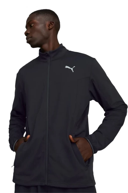 Куртка чоловіча Puma Run Cloudspun Full Zip чорного кольору